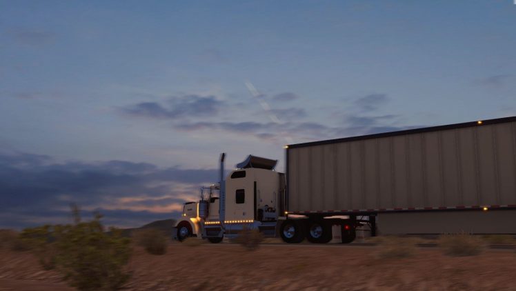 American Truck Simulator, Trucks, Desert, Arizona, Video games HD Wallpaper Desktop Background