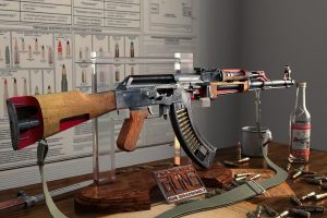 World of Guns, AK 47, Gun, Vodka