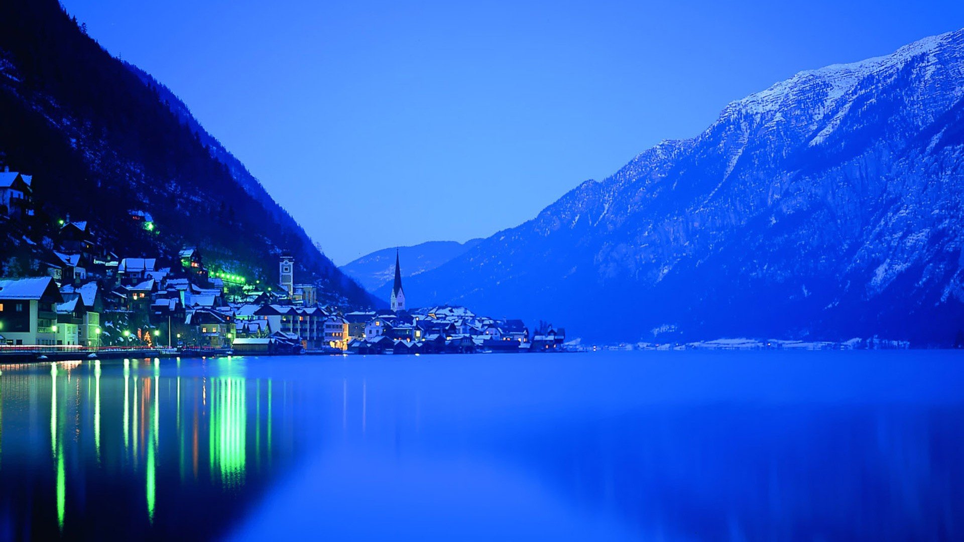 villages, Mountains, Hallstatt, Austria Wallpaper
