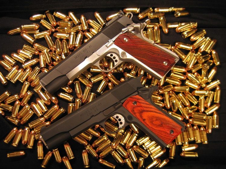 1911, M1911, Handgun, Pistol, Gun HD Wallpaper Desktop Background