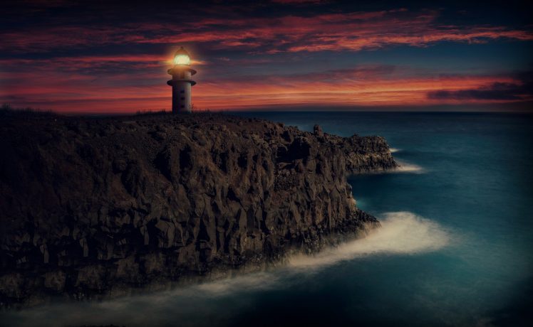 lighthouse, Rock HD Wallpaper Desktop Background