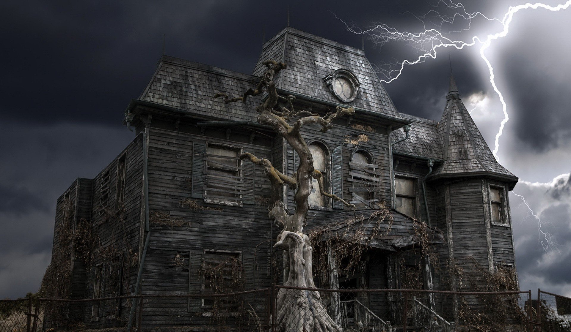 house, Spooky Wallpaper