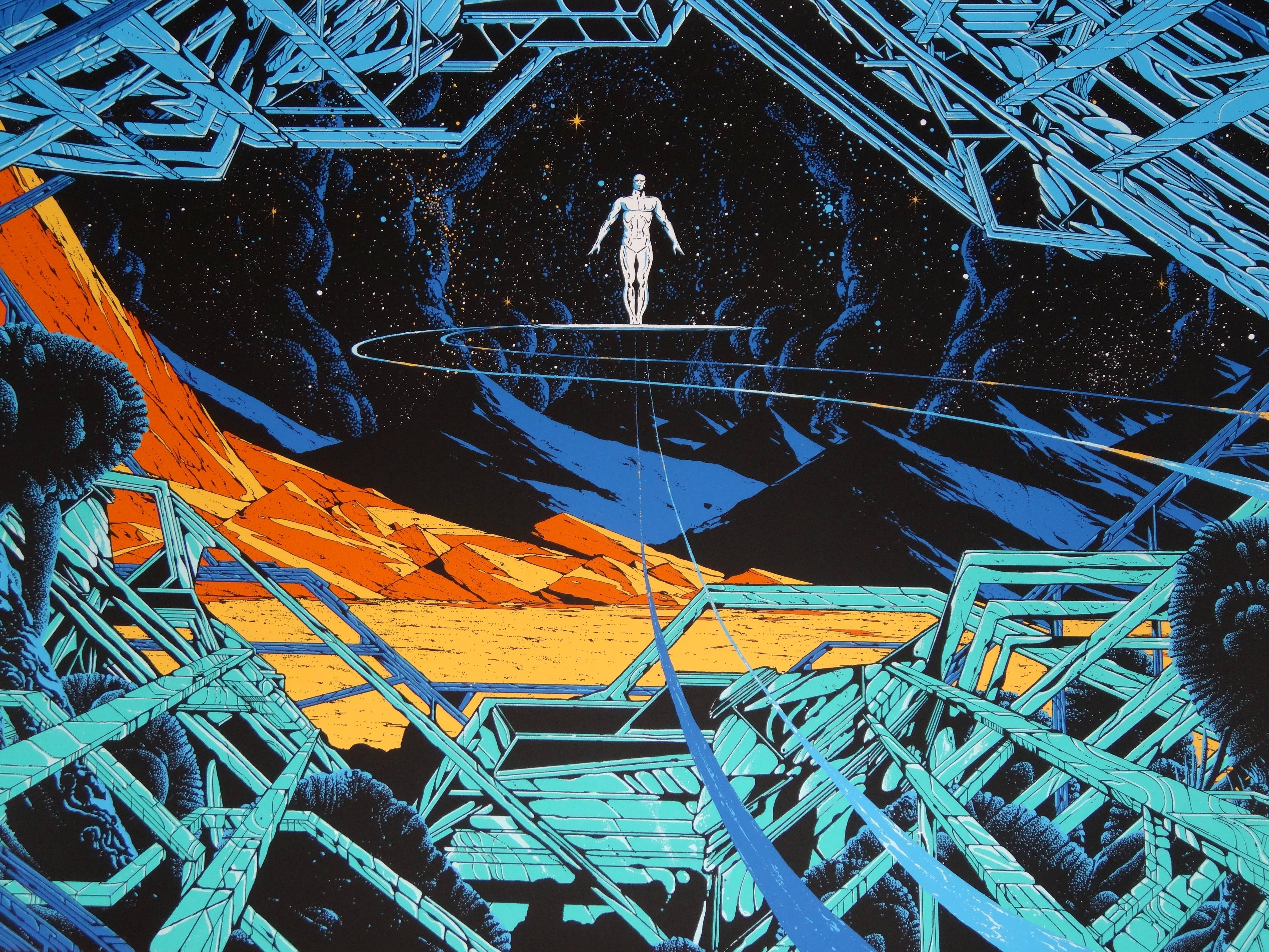 Kilian Eng, Science fiction, Silver Surfer Wallpaper
