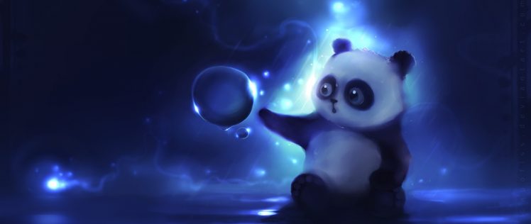 ultra wide, Panda HD Wallpaper Desktop Background