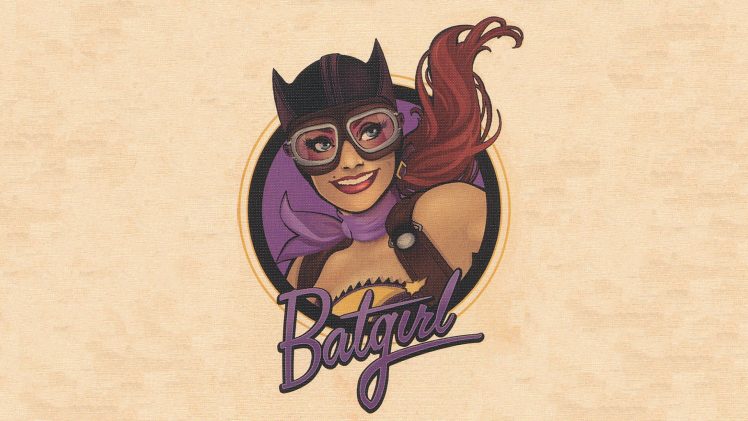 Batgirl, Redhead, DC Comics, Textured, Superheroines, Texture, Comics, Comic books HD Wallpaper Desktop Background