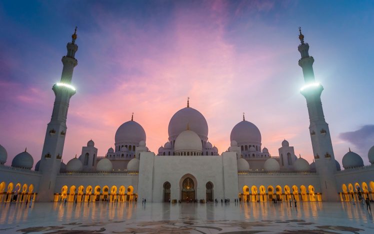 Abu Dhabi, Mosque HD Wallpaper Desktop Background
