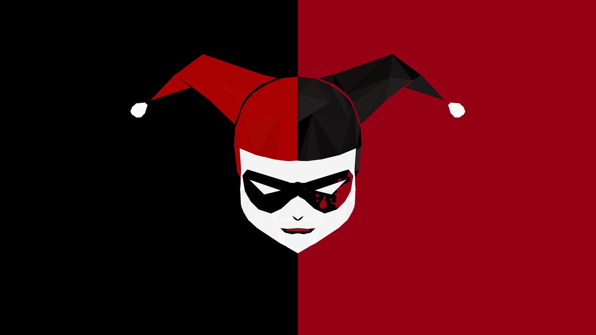 Harley Quinn, Joker, Poly, Batman, Batman: The Animated Series Wallpaper