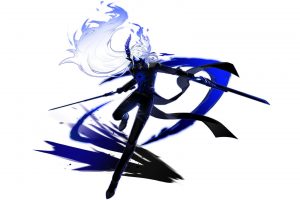 original characters, Blue, Sword