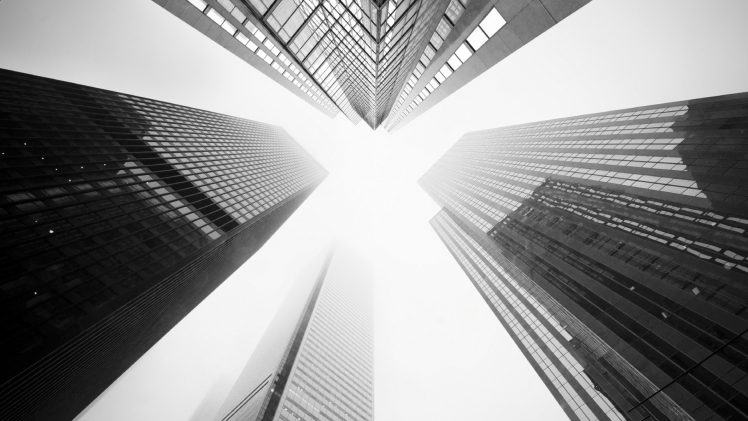 cityscape, Monochrome, Skyscraper HD Wallpaper Desktop Background