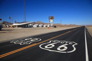 road, Route 66, USA, Highway, California, Motel, Restaurant, Sand, Desert