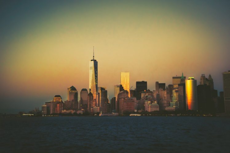 cityscape, Skyline, Urban, Skycrapers, New York City, Manhattan HD Wallpaper Desktop Background