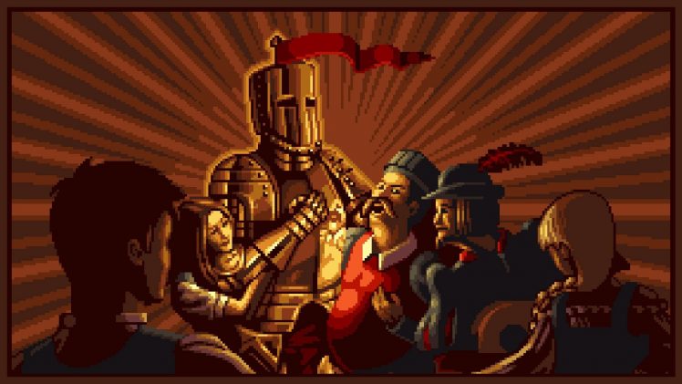 knight, A Bastards Tale, Pixel art, Video games HD Wallpaper Desktop Background