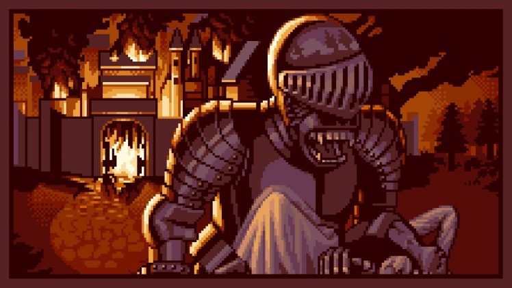 knight, A Bastards Tale, Pixel art, Video games HD Wallpaper Desktop Background