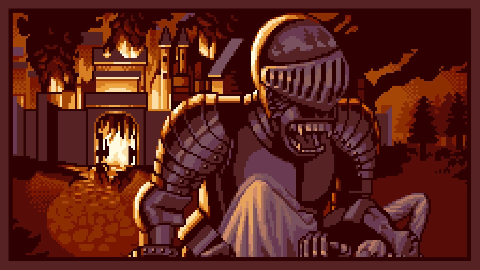 knight, A Bastards Tale, Pixel art, Video games Wallpaper