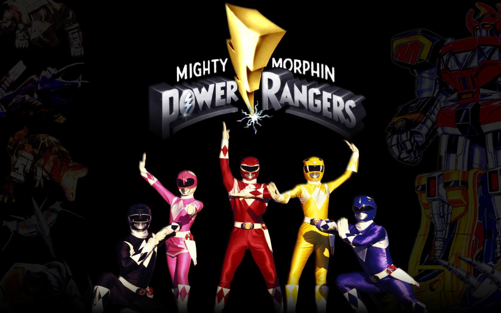 Power Rangers, Tv series, TV, Mighty Morphin Power Rangers Wallpaper