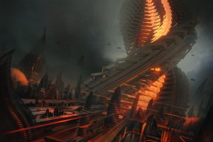 science fiction, Cityscape