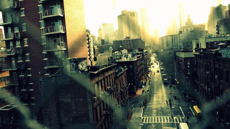 cityscape, Road, House, New York City HD Wallpaper Desktop Background