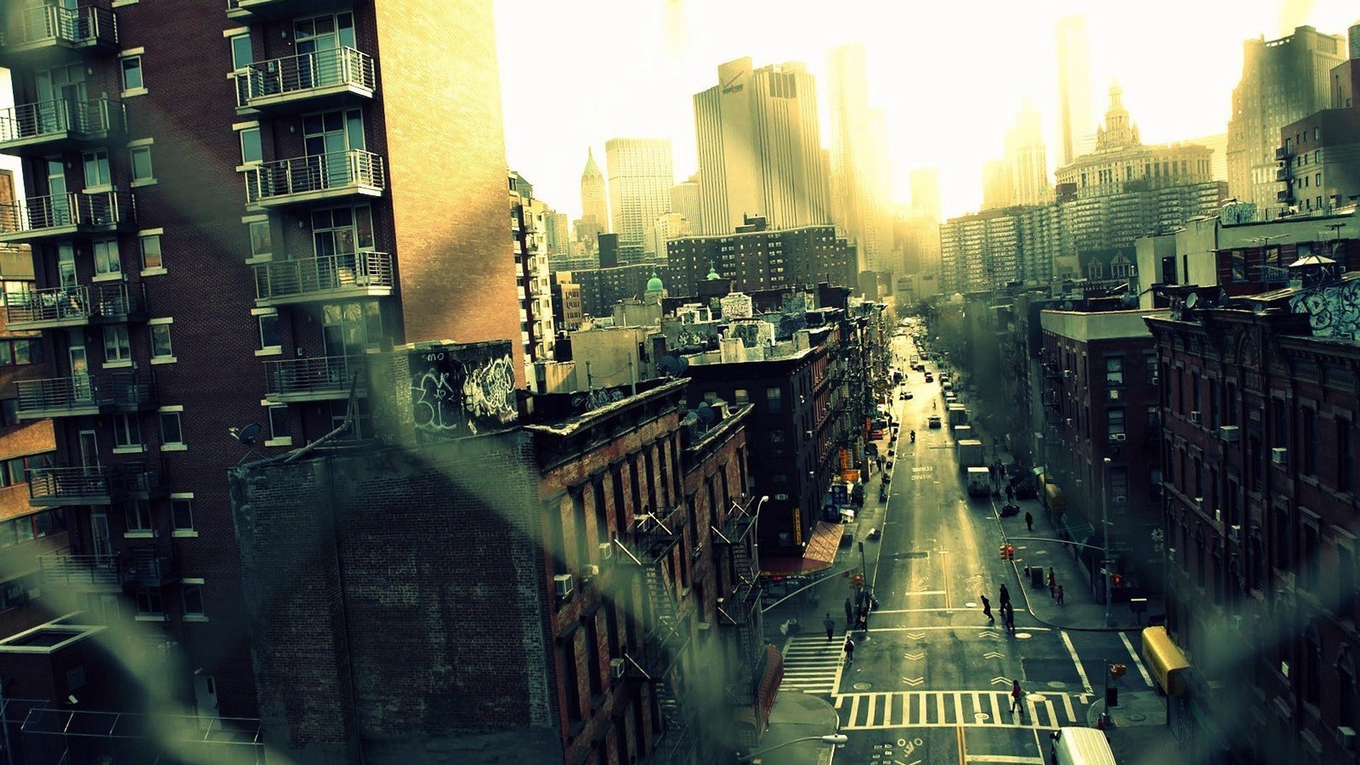 cityscape, Road, House, New York City Wallpaper