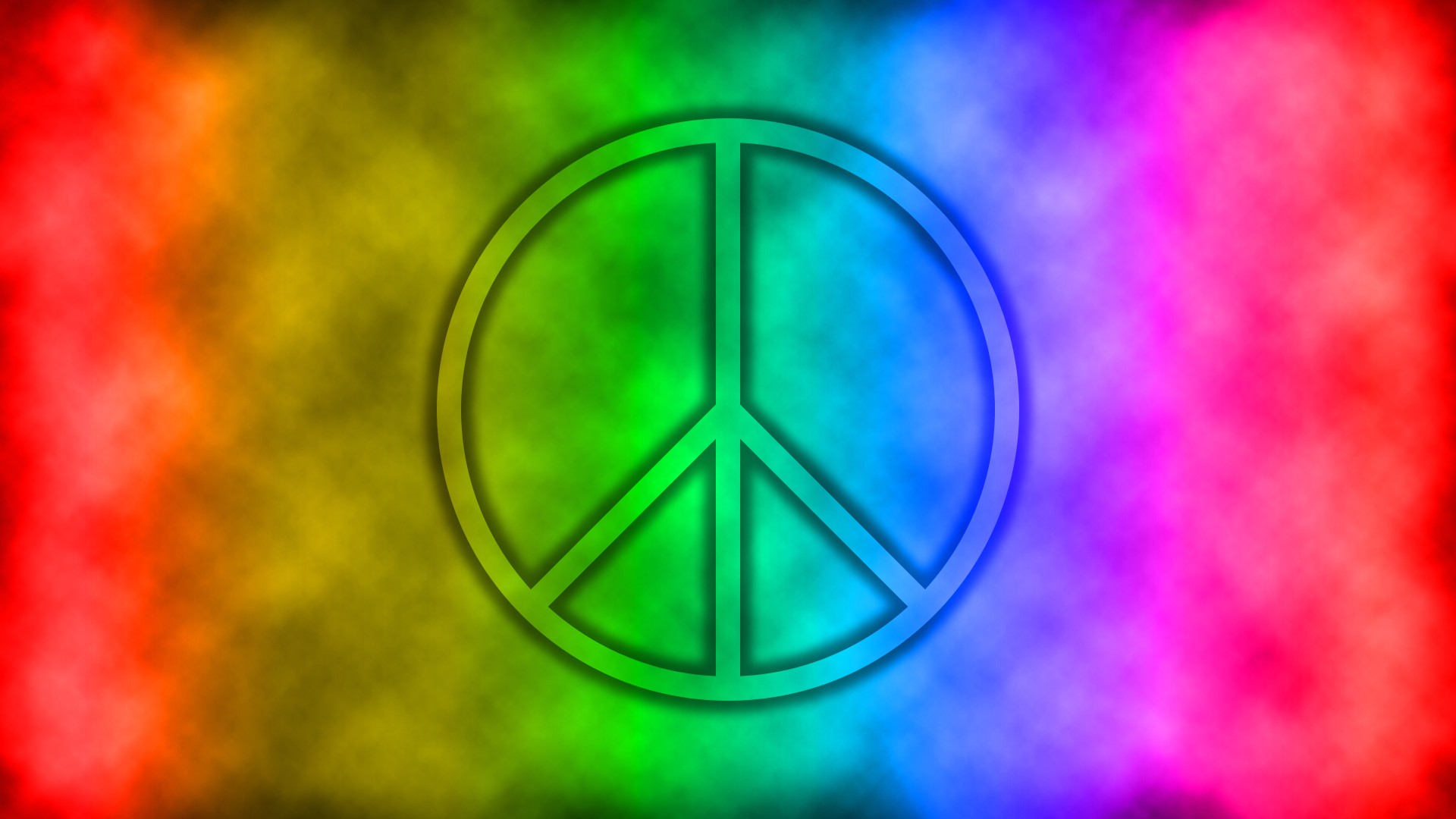 peace, Colorful Wallpaper