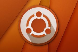 material style, Fictional logo, Colorful, Ubuntu, Linux