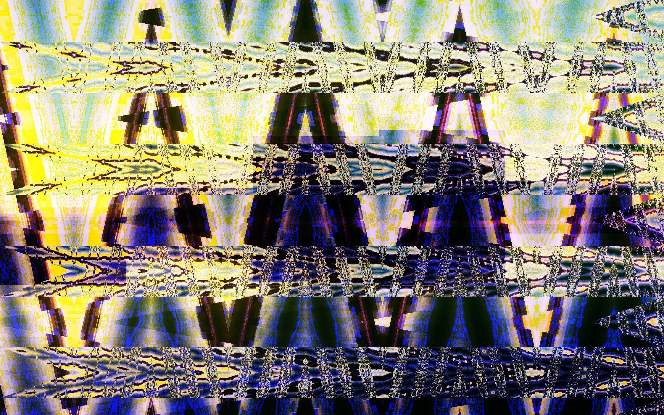 glitch art, Destruction Wallpaper