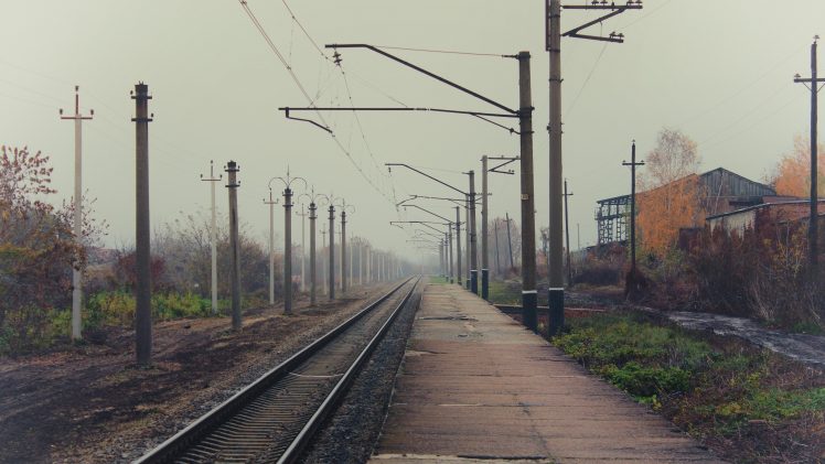 railway, Railway station, Russia HD Wallpaper Desktop Background