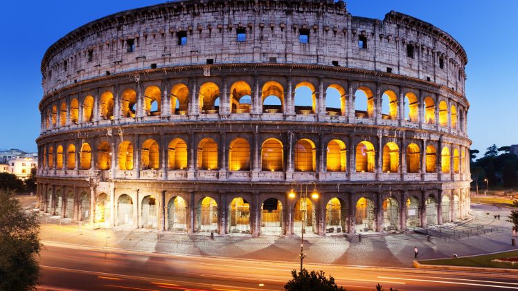 Rome, Colosseum, Old building HD Wallpaper Desktop Background