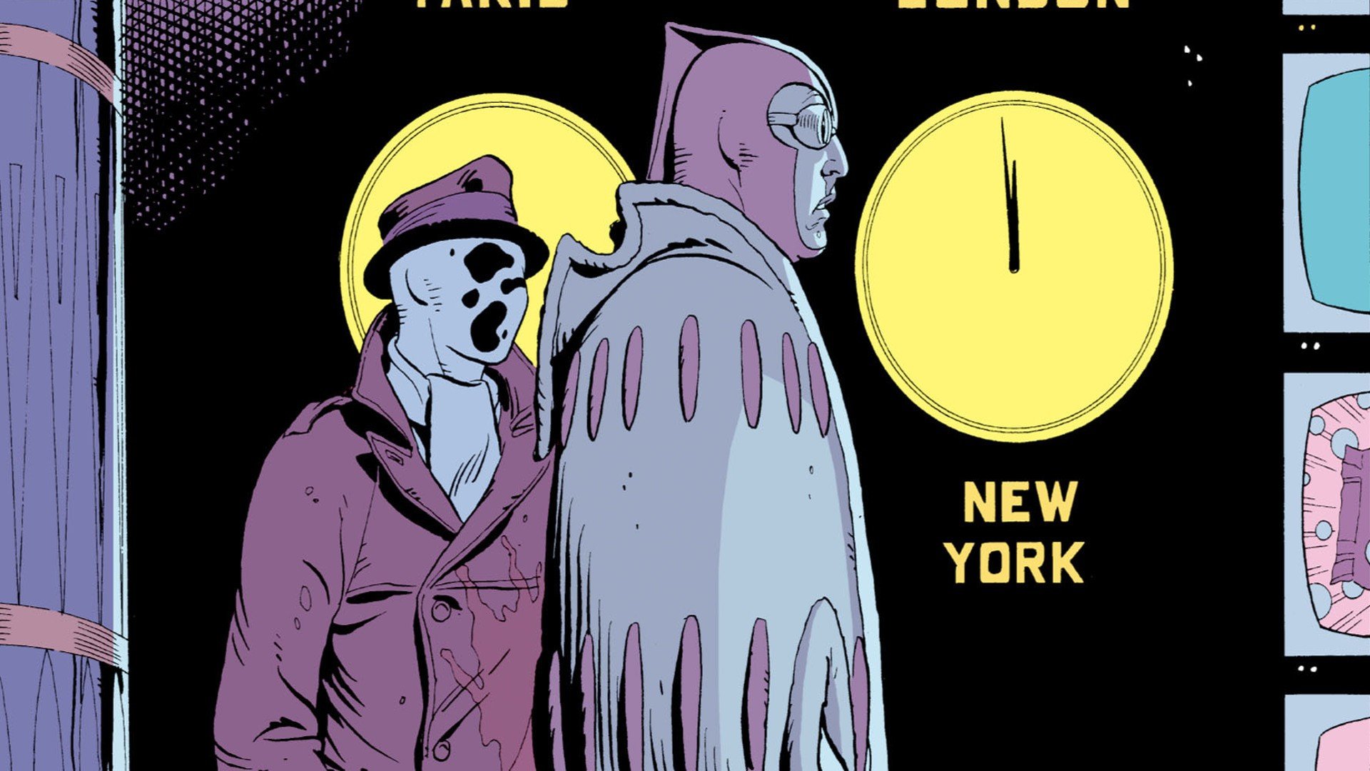 Rorschach, Nite Owl, Watchmen, Comics Wallpaper