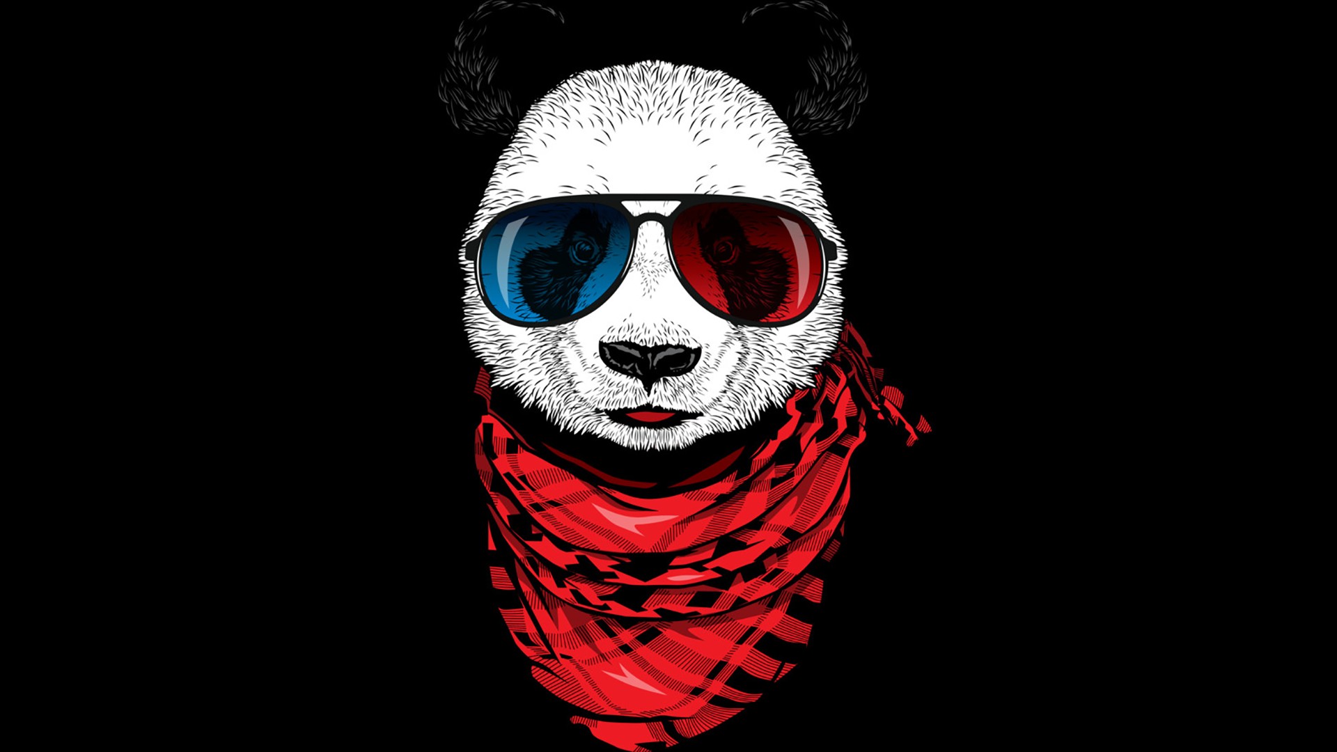 panda, Glasses Wallpaper