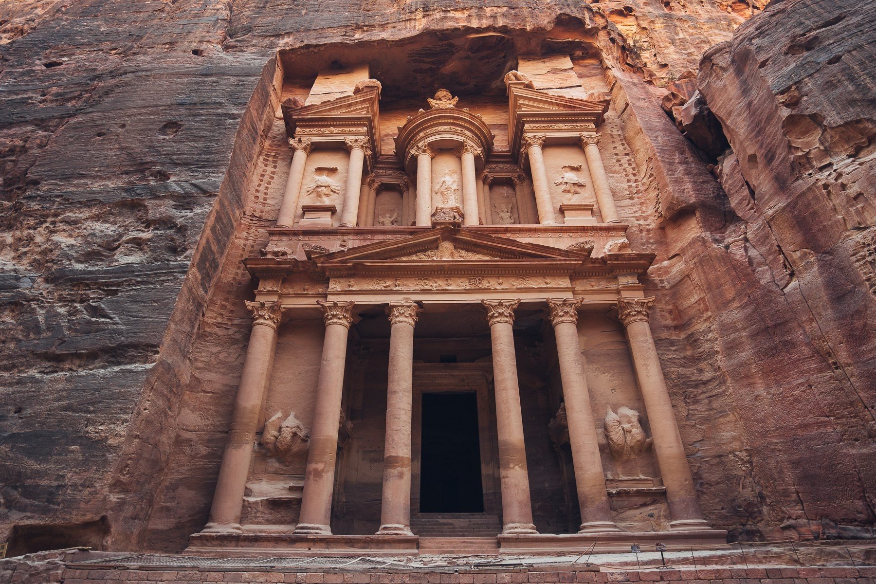 Petra, Al Khazneh, Rocks, Sculpture, Archeology, The Hashemite Kingdom of Jordan, Arava Valley Wallpaper