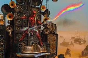 Mad Max: Fury Road, Deadpool, Unicorns, Parody, Speakers, Guitar