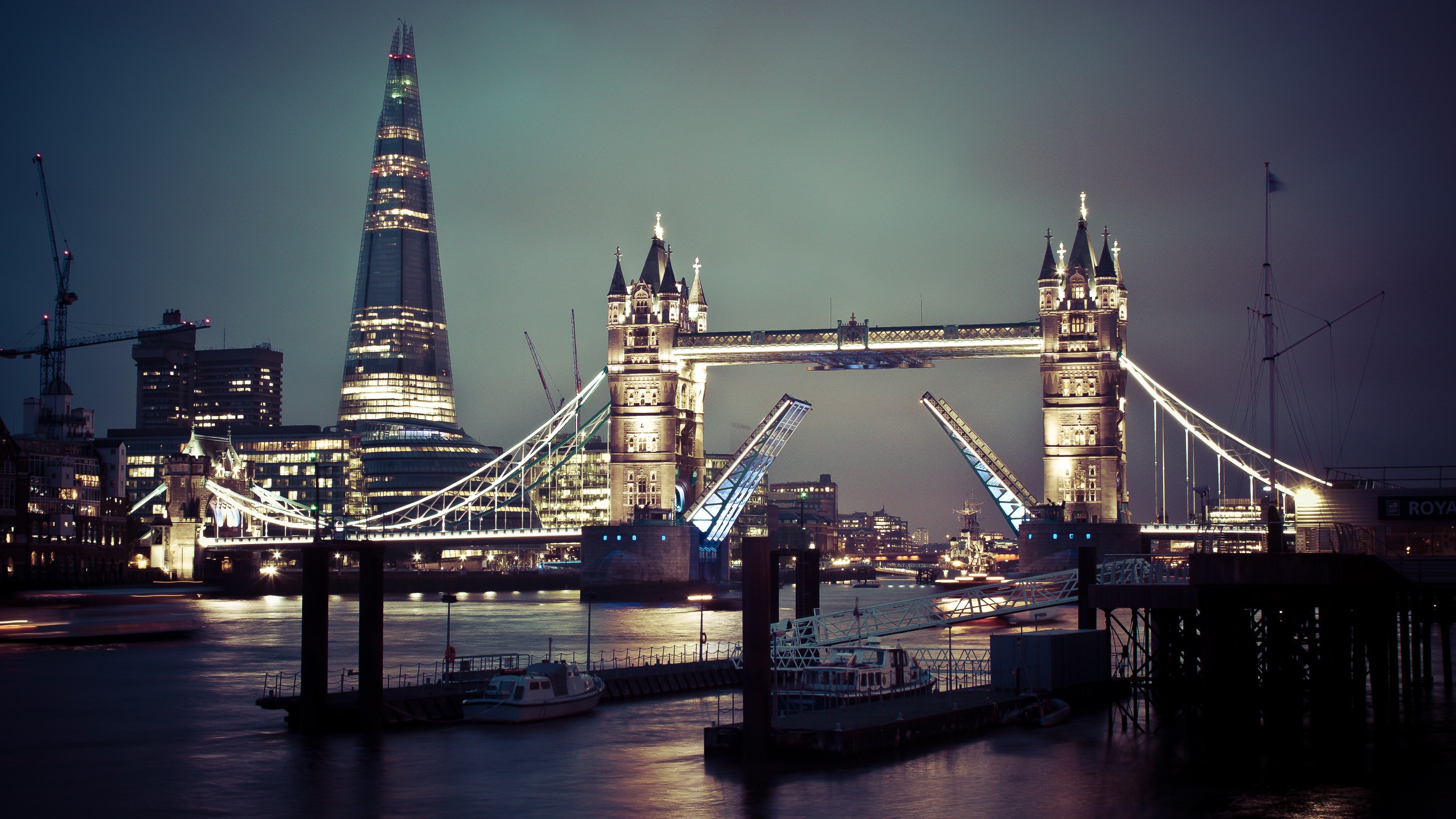 city, Lights, London Bridge, London Wallpaper