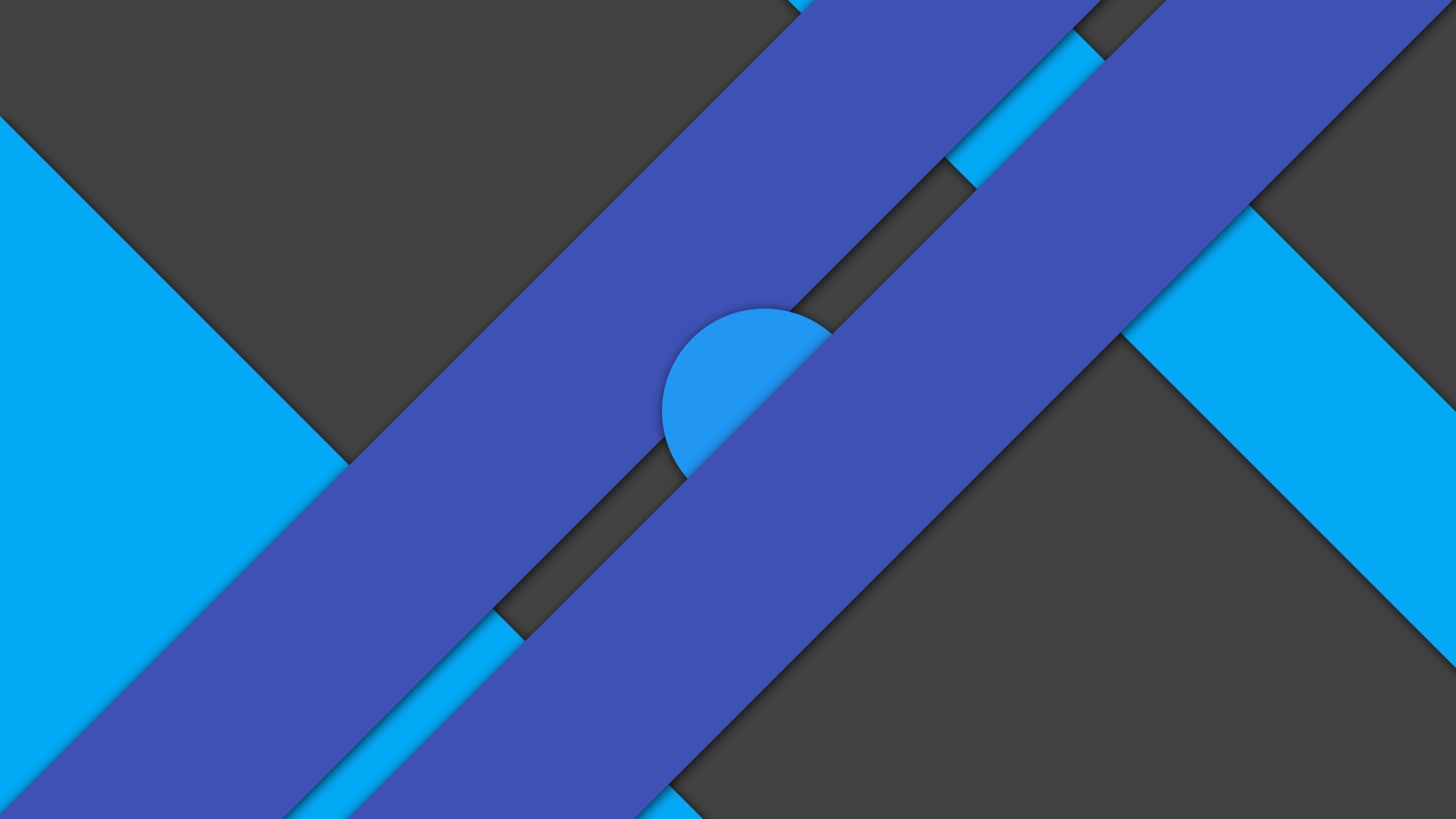 material style, Blue Wallpaper