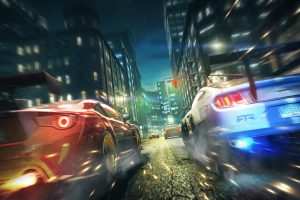 Need for Speed: No Limits, Video games, City, Night, Toyota 86, Ford Mustang GT, Ford Fiesta ST, Tuning, Motion blur, Need for Speed, Mazda RX 7