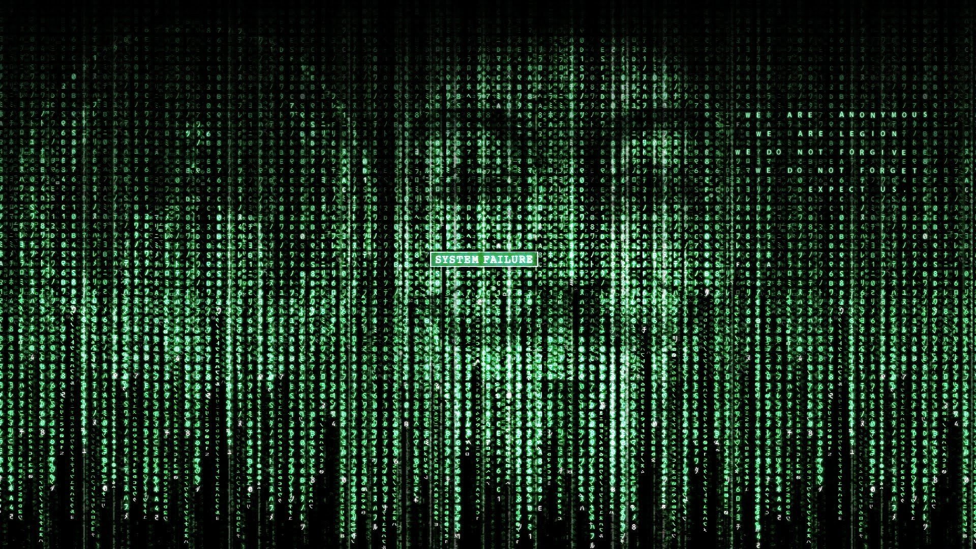 Anonymous Hacking The Matrix Wallpapers Hd Desktop And Mobile