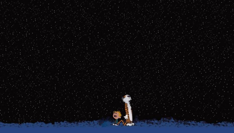 Calvin and Hobbes, Cartoon HD Wallpaper Desktop Background