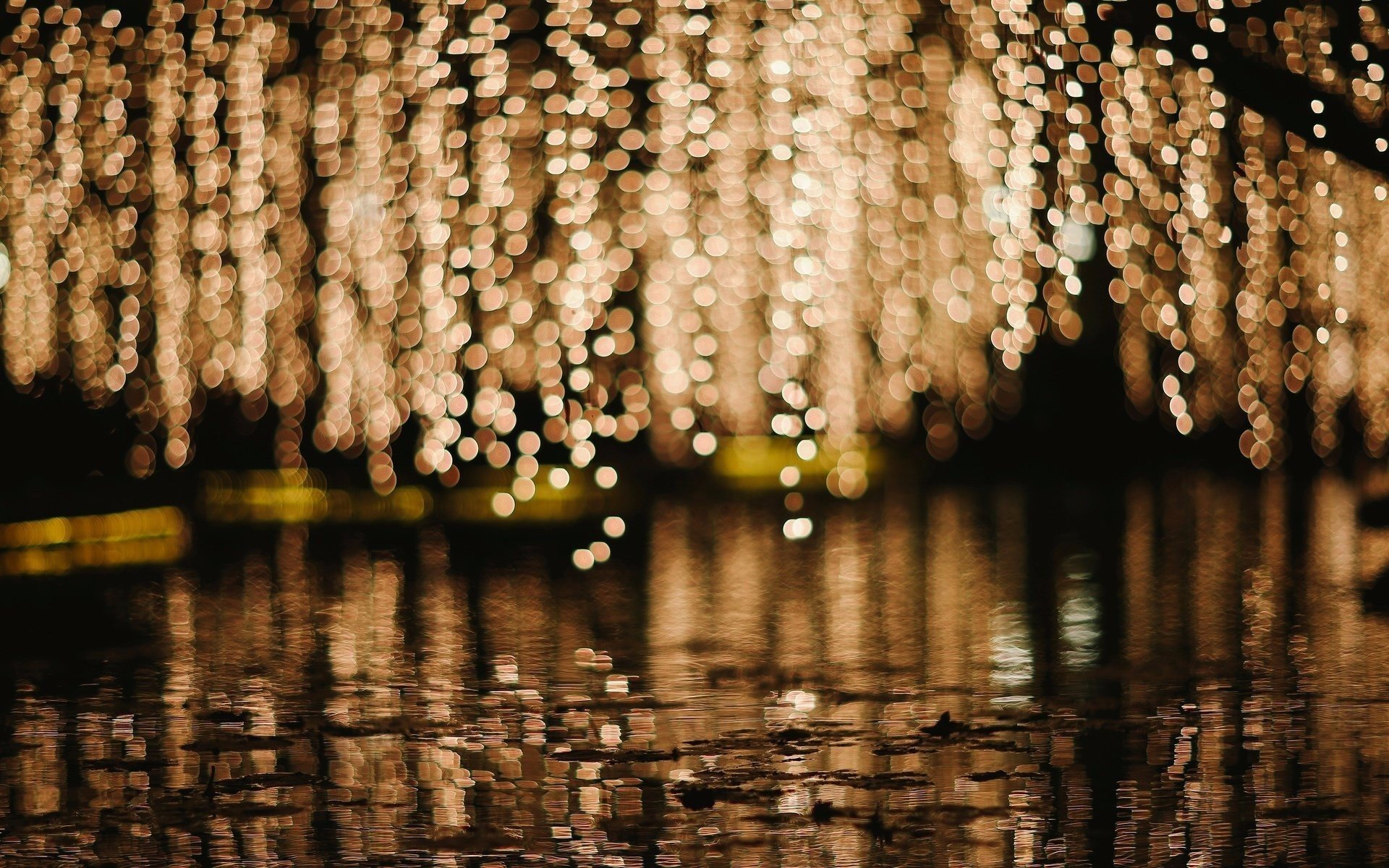 bokeh, Water, Reflection, Blurred Wallpaper