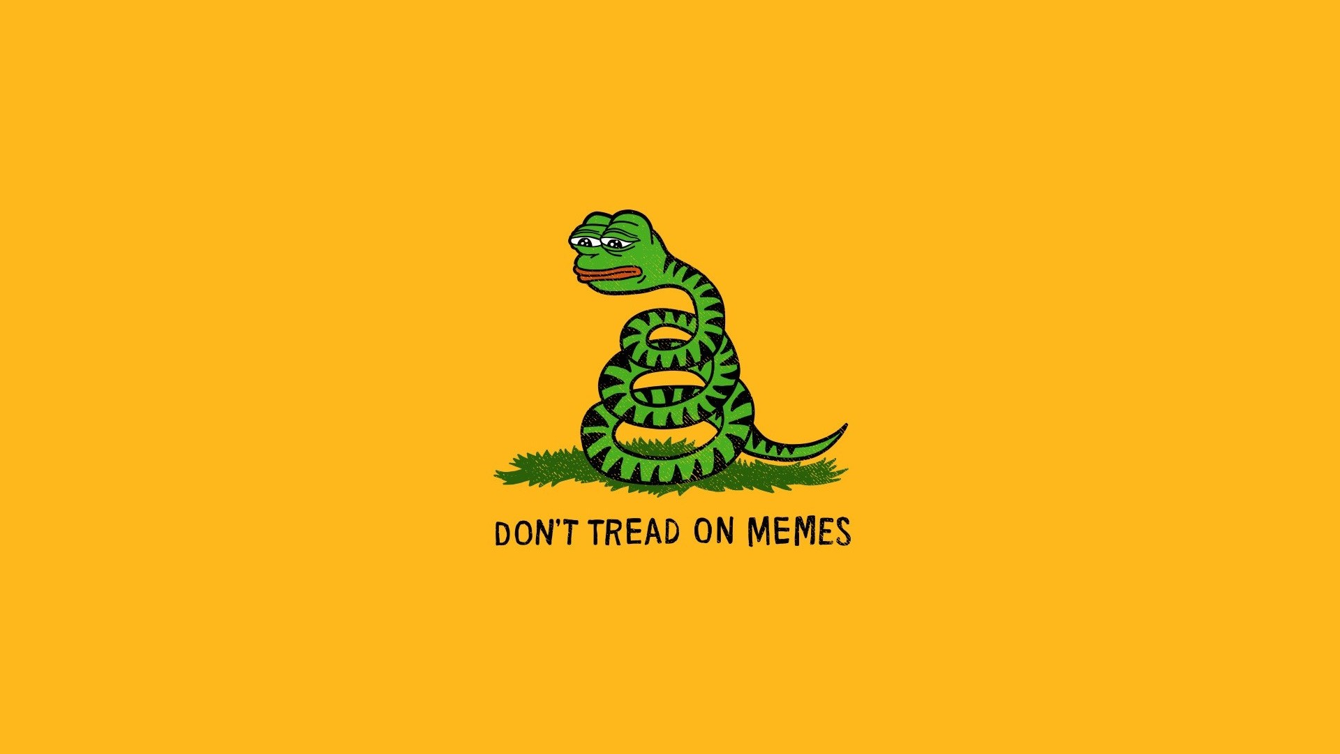 Pepe (meme), Gadsden Flag, Humor Wallpaper