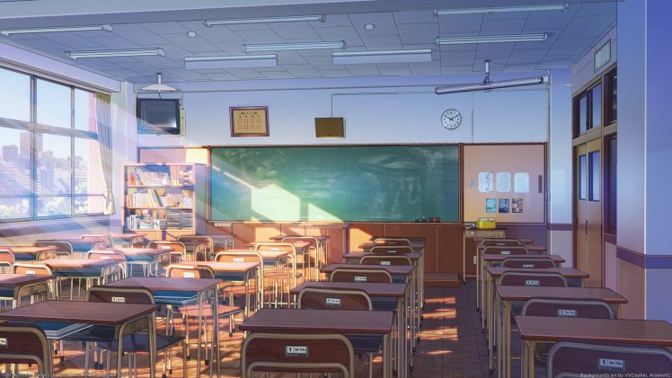 ArseniXC, Classroom, Building, Realistic HD Wallpaper Desktop Background