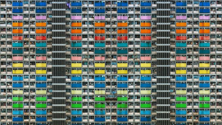 Hong Kong, Apartments, Skyscraper HD Wallpaper Desktop Background