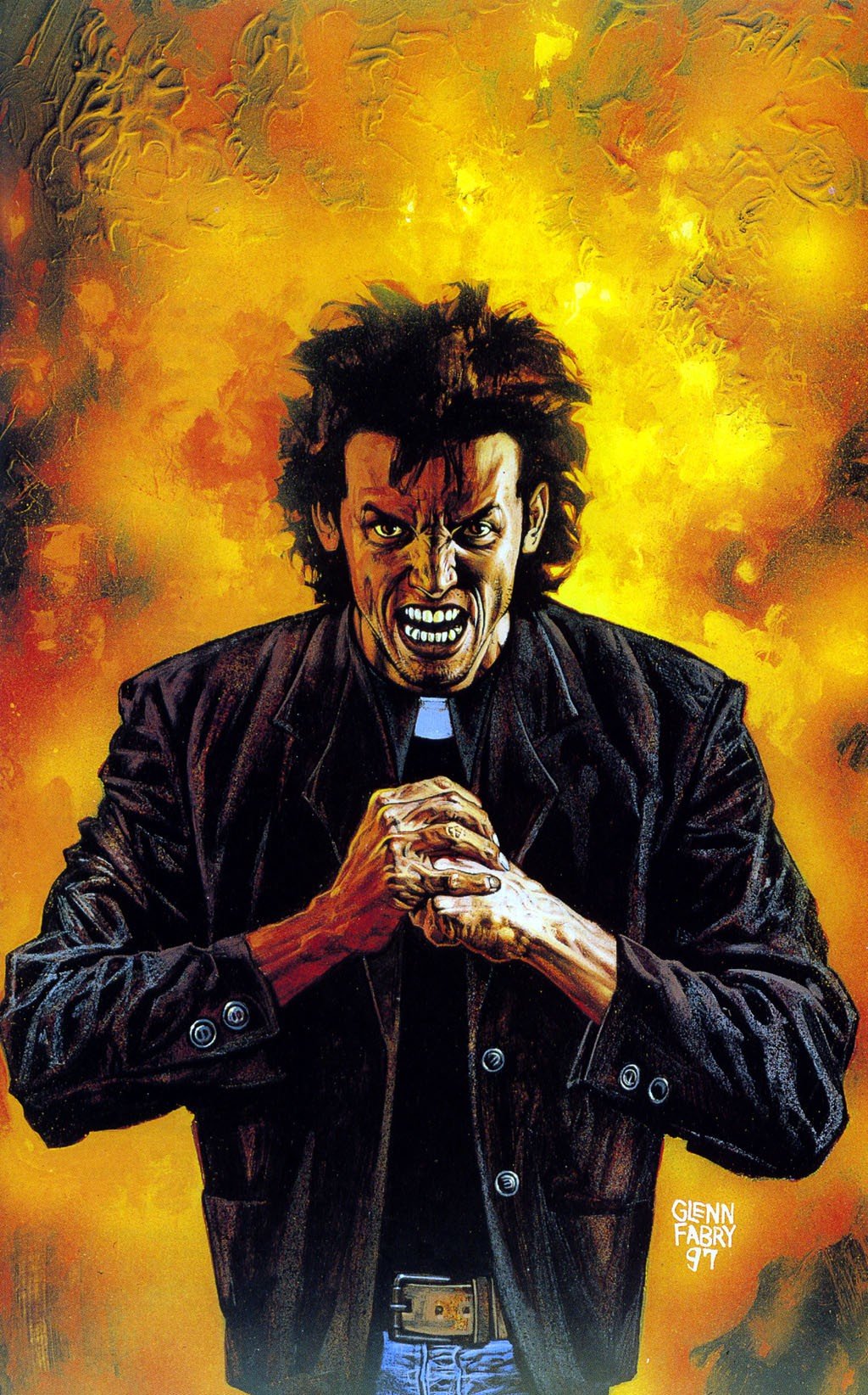 Preacher, Glenn Fabry, Garth Ennis, Steve Dillon Wallpaper