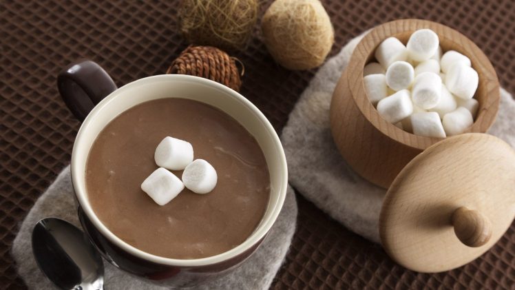 chocolate, Sugar, Marshmellows HD Wallpaper Desktop Background