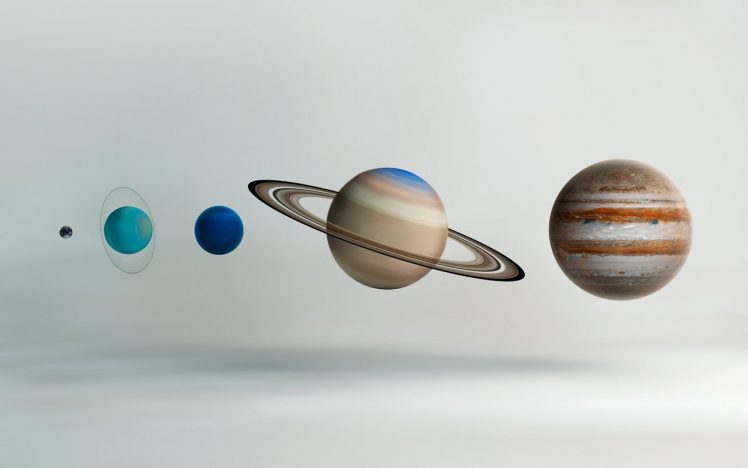 planet, Solar System, Planetary rings HD Wallpaper Desktop Background