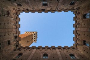 castle, Siena, Italy, Piazza del Campo, Campo Square, Mangia Tower, Torre del Mangia, Tuscany