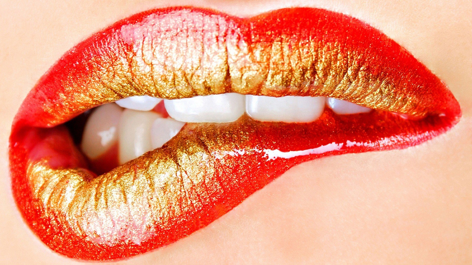 juicy lips, Closeup Wallpaper
