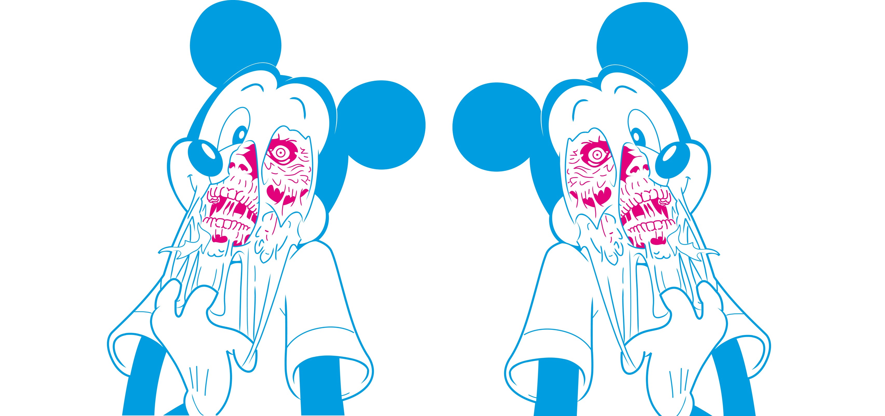 Mickey Mouse, Creepy, Swaggy, Zombies Wallpaper