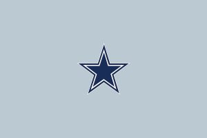 minimalism, Texture, Simple background, Stars, Dallas Cowboys