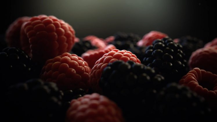 fruit, Rasberry HD Wallpaper Desktop Background