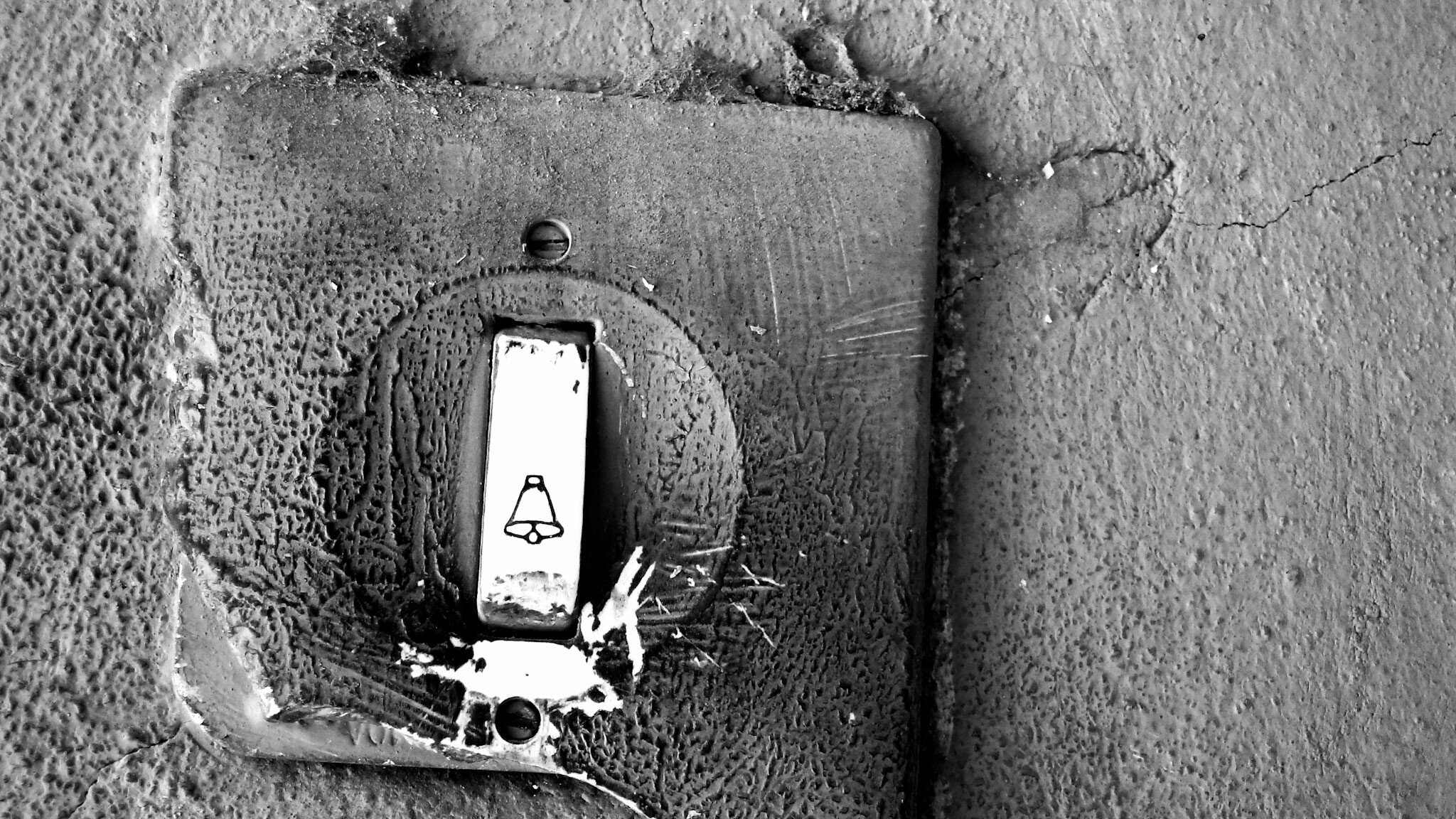 home alarm, Monochrome, Wall, Bell Wallpaper