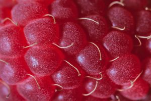 raspberries, Macro